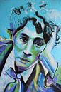 Portret van Marc Chagall van Helia Tayebi Art thumbnail