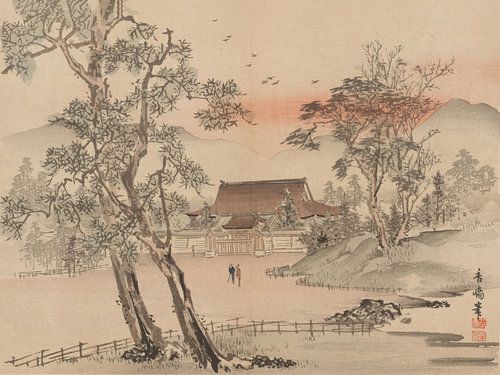 Motif tiré de Yōfu gajō (Picture Album of the Peaceful Capital)