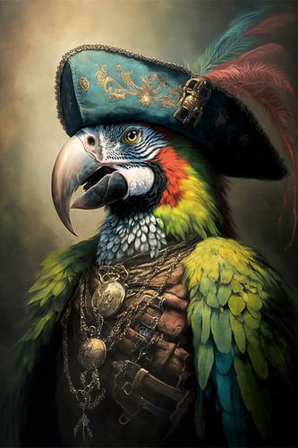 Un ara en tant que pirate