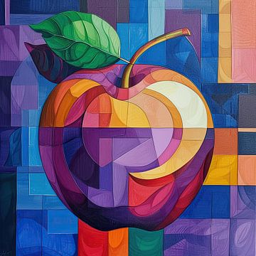 Appel schilderij | Spectrum of Harvest Colors van Blikvanger Schilderijen