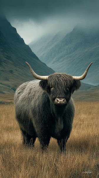 Scotch Highlander / Scotch Highlander Kalb von Gelissen Artworks