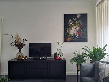 Stillleben mit Blumen in einer Glasvase,Rachel Ruysch