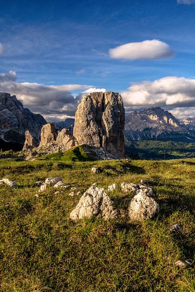Cinque Torri Zuid-Tirol van Achim Thomae Photography
