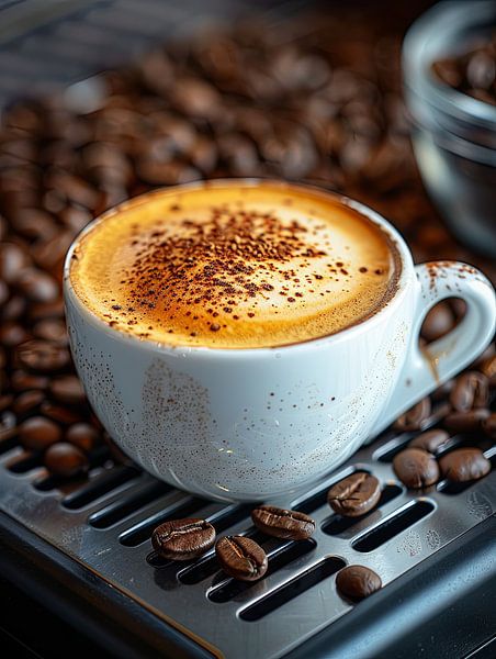 eine Tasse Kaffee oder Cappuccino trinken von Egon Zitter