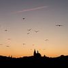 Sunset in Prague by Evelyne Renske