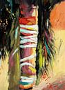 Loslaten en verbinden - Acryl op papier  - Hans Sturris van Galerie Ringoot thumbnail