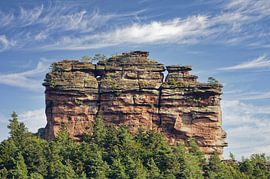 the Asselstein in the Pfälzerwald by Peter Eckert