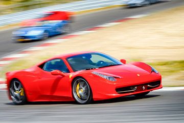 Ferrari 458 Italia driving fast by Sjoerd van der Wal Photography