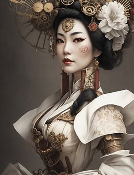 Stempelfunk Geisha