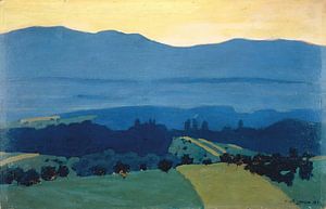 Félix Vallotton - Landschaft im Juragebirge bei Romanel (1900)