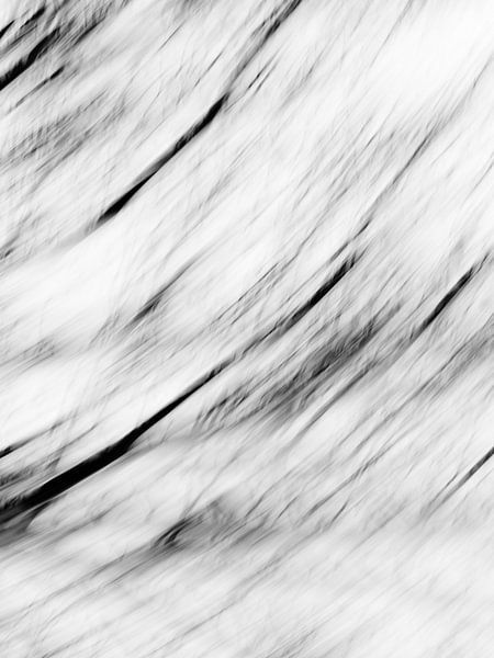 Doorgaan | zwart-wit abstract van Henriëtte Mosselman