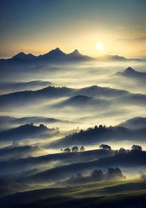 Magisch Landschap van Anton de Zeeuw