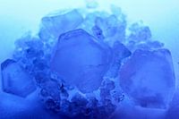 Blauwe kristallen 