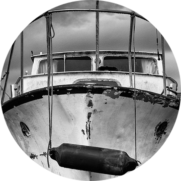 Boot op scheepswerf van Johan Zwarthoed