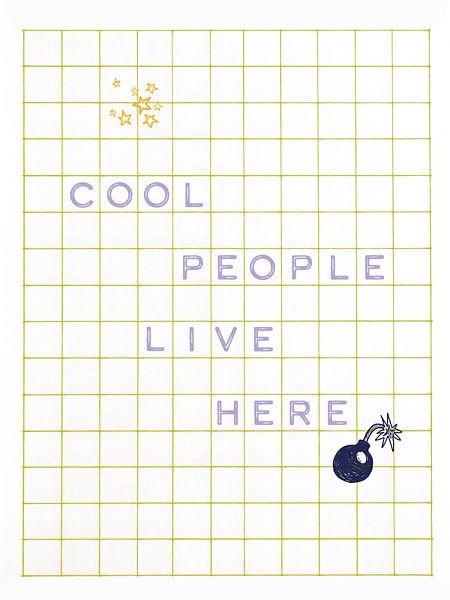 Er wonen hier coole mensen van Malou Studio