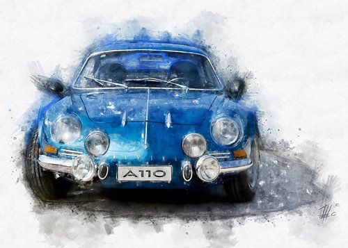 Alpine A110 Blauw