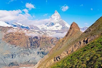 Die Alpen mit dem Matterhorn von Anton de Zeeuw