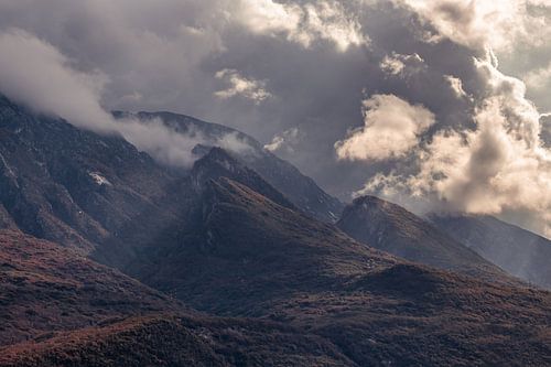 Mountains at Lake Garda
