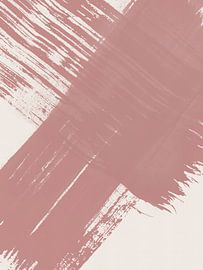 Strokes 13 | Dusty Rose on Neutral