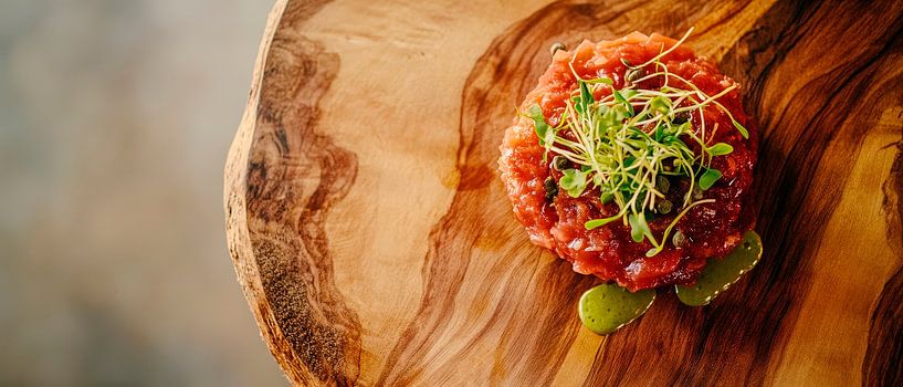 Vleestartaar met verse kruiden van Poster Art Shop