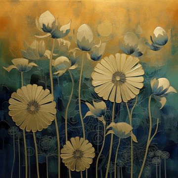 Bloemen abstract van Bert Nijholt