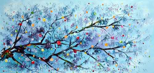 Blue Blossom by Gena Theheartofart