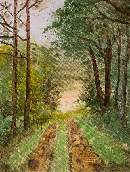 Aquarel part 156 van Tania Perneel