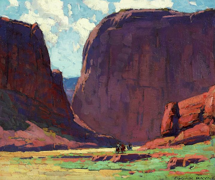 Edgar Payne,Canyon de Chelly, North America by finemasterpiece