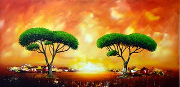 Africa van Gena Theheartofart