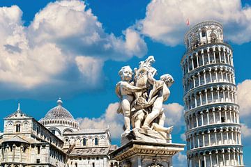 Schiefer Turm von Pisa von Ilya Korzelius