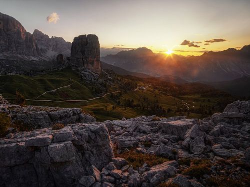 Sunrise in the Dolomites