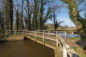Oude houten brug in de Achterhoek