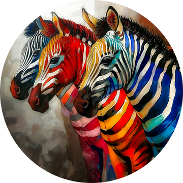 Zebra Kleurrijk 