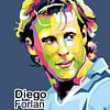 Legende Fußball Diego Forlan in erstaunlichem Pop-Art-Poster von miru arts
