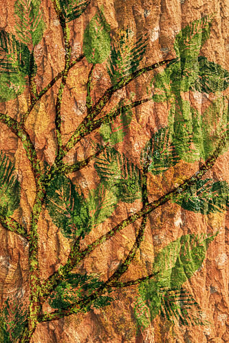 A unique combination of leaf and tree by Lisette Rijkers
