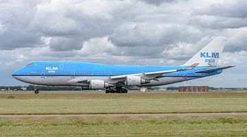KLM Boeing 747-400 Ville de Johannesburg. sur Jaap van den Berg