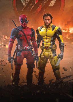 Deadpool en Wolverine van Anang Widiyanto