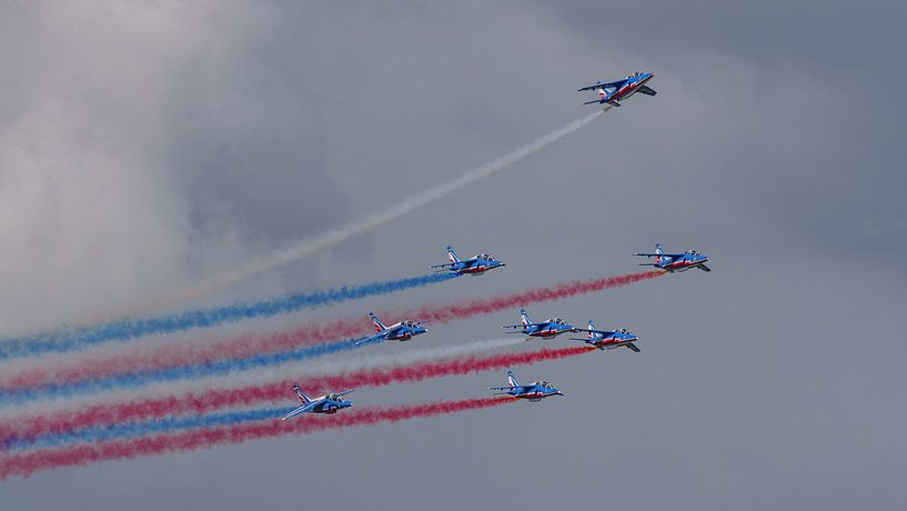 Patrouille de France 2024. von Jaap van den Berg
