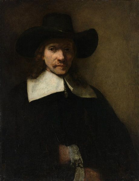 Porträt eines Mannes, Rembrandt von Rembrandt van Rijn