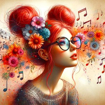 Musical flowers van Bernhard Karssies