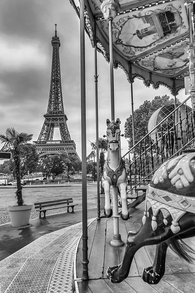Typisch Paris | Monochrom von Melanie Viola
