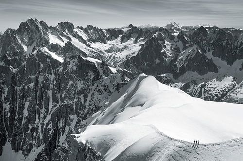 Vallée Blanche in Chamonix sur Menno Boermans