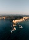 Sunset over Cape Drastis - dramatic Corfu coastline by Ashwien Jurawan thumbnail
