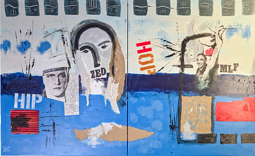 HIP HOP (Zweiteiler) 100 x 61 cm