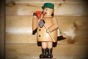 incense burner puppet wood german by The1CC Photography