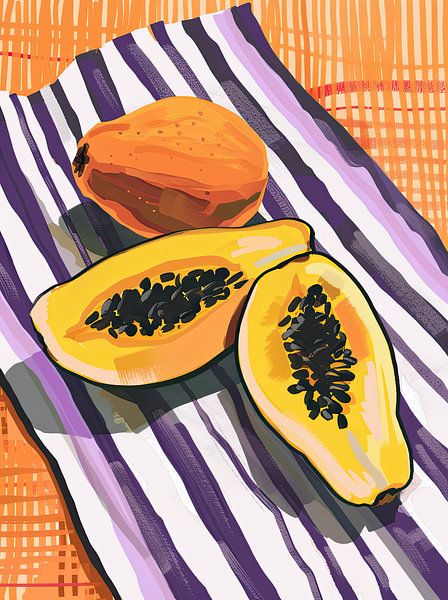 Colourful papaya 2 by studio snik.
