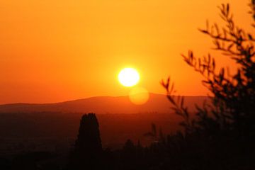 Coucher de soleil sur Fleur Gaastra