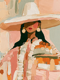 Cowgirl van Art in color
