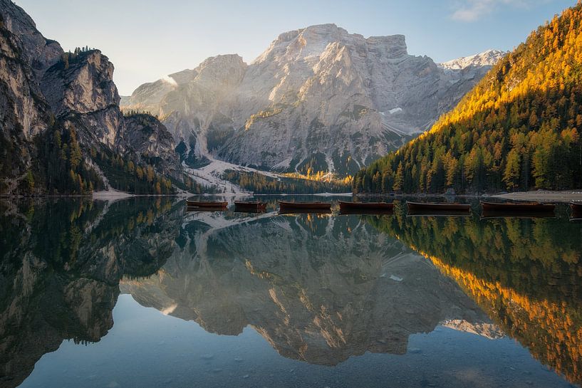 Lago di Braies réfléchi par Martin Podt