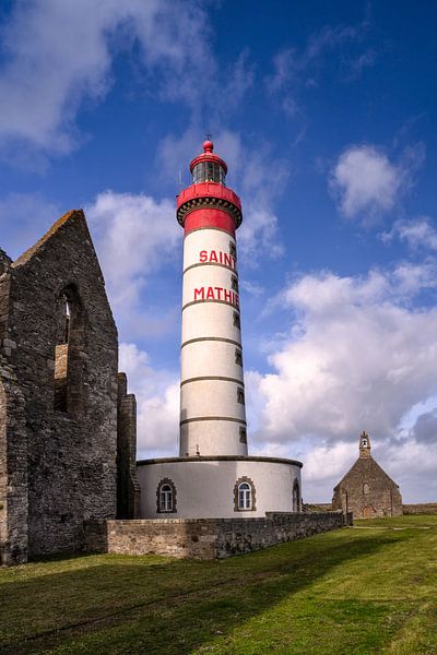 Leuchtturm Saint Mathieu Bretagne - Frankreich von Achim Thomae Photography